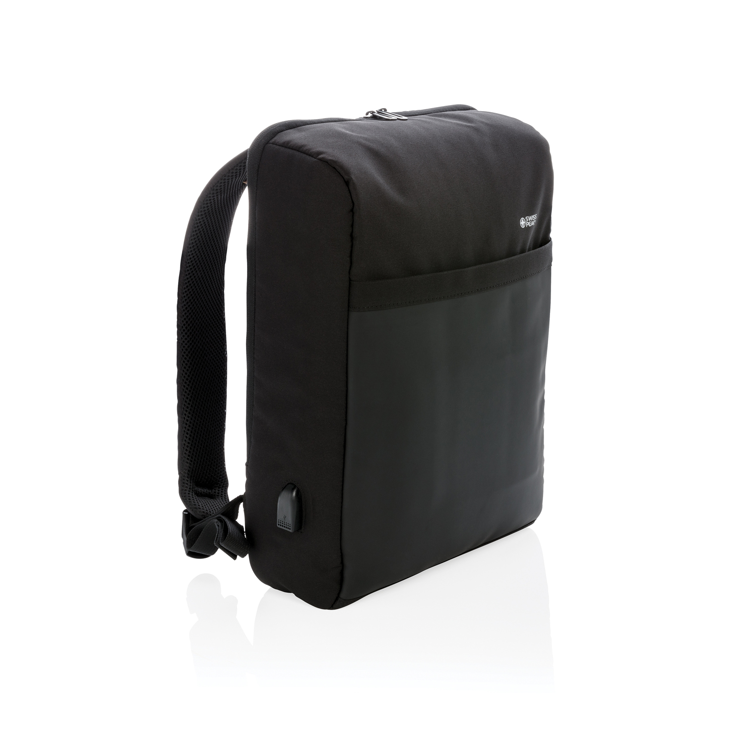 Антикражный рюкзак Swiss Peak 15" с RFID защитой и разъемом USB
